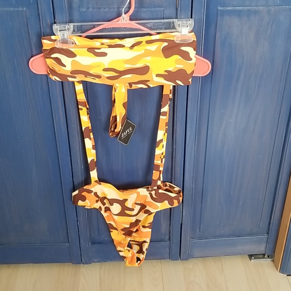 Zaful Suspender Bikini